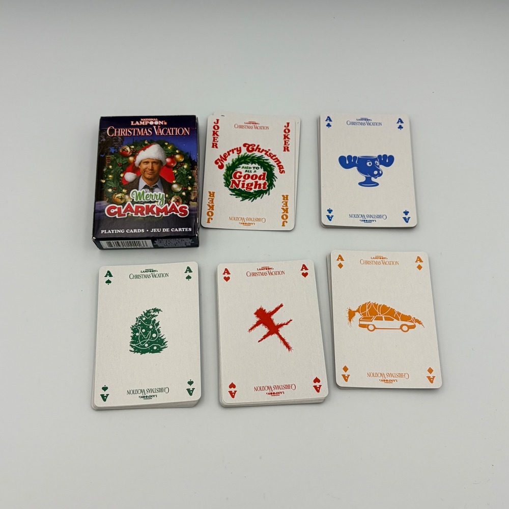 National Lampoons Christmas Vacation Playing Cards‎ Merry Clarkmas The Griswolds